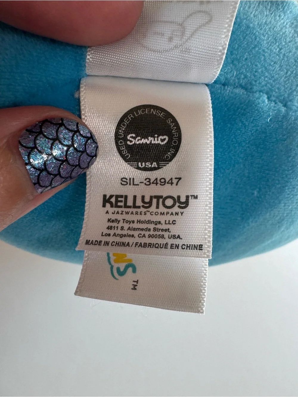 Sanrio Squishmallow Cinnamoroll Swimsuit 6” Plush Hello Kitty